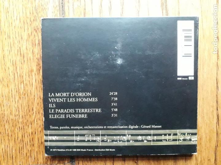 CDs de m&uacute;sica: Gerard manset - la mort dorion - Foto 2
