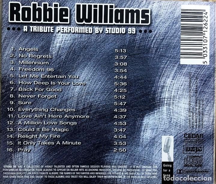 CDs de m&uacute;sica: Studio 99 - Robbie Williams - A Tribute Performed By Studio 99 - Foto 3