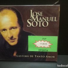 CDs de Música: JOSE MANUEL SOTO - LASTIMA DE TANTO AMOR - CD NUEVO PRECINTADO 2005 PEPETO. Lote 246338730