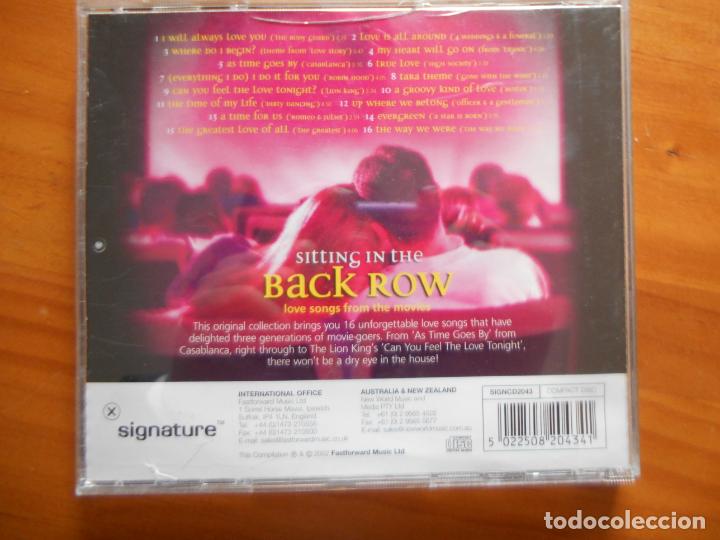 CDs de m&uacute;sica: CD SITTING IN THE BACK ROW (E4) - Foto 2