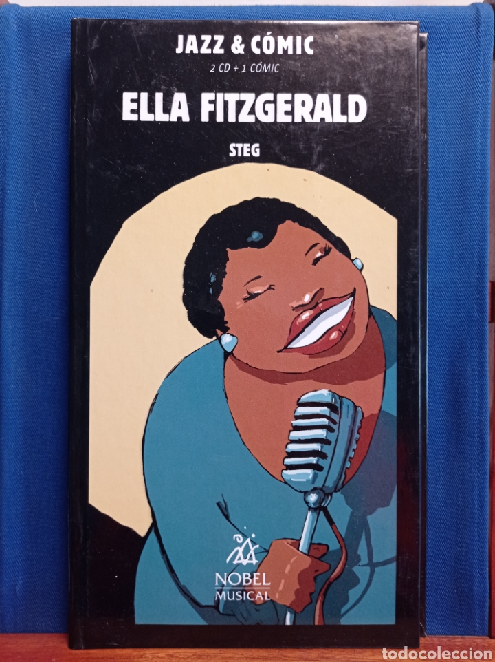 CDs de m&uacute;sica: Ella Fitzgerald.Jazz y c&oacute;mic 2cds y c&oacute;mic - Foto 1