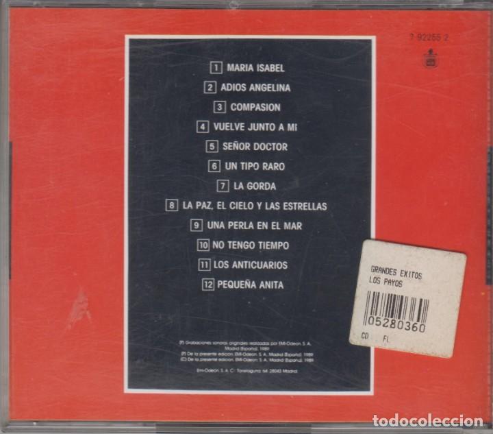 CDs de m&uacute;sica: Los Payos cd Grandes &eacute;xitos 1989 Hispavox - Foto 2