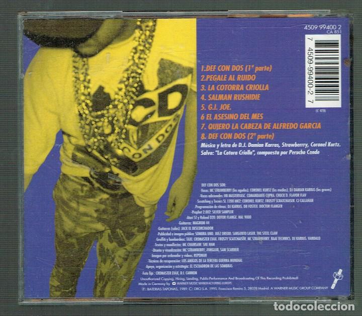 CDs de m&uacute;sica: CD DEF CON DOS DCD SEGUNDO ASALTO - Foto 2