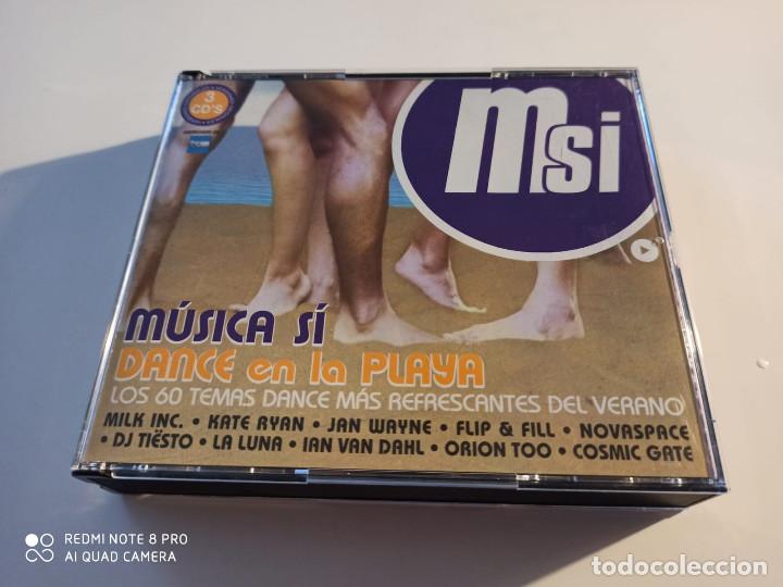 CDs de m&uacute;sica: M&uacute;sica S&iacute; - Dance En La Playa (3xCD, Comp) - Foto 1