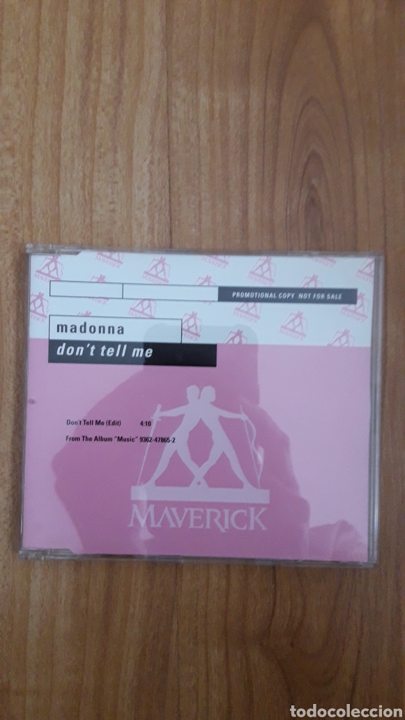 CDs de m&uacute;sica: MADONNA. DONT TELL ME - Foto 1