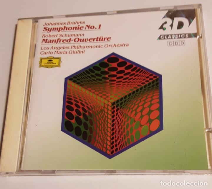 CDs de M&uacute;sica: Brahms Symphony No 1; Schumann Manfred Overt&uuml;re - Deutsche Grammophon