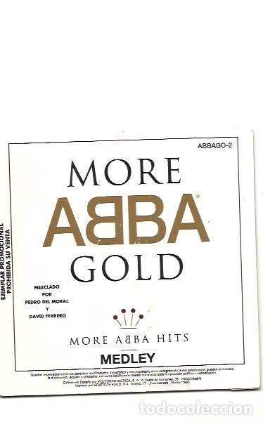 CDs de m&uacute;sica: ABBA Gold Medley. (cd single 1993) - Foto 2