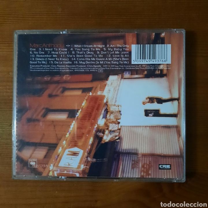 CDs de m&uacute;sica: MARC ANTHONY, MarcAnthony - Foto 2