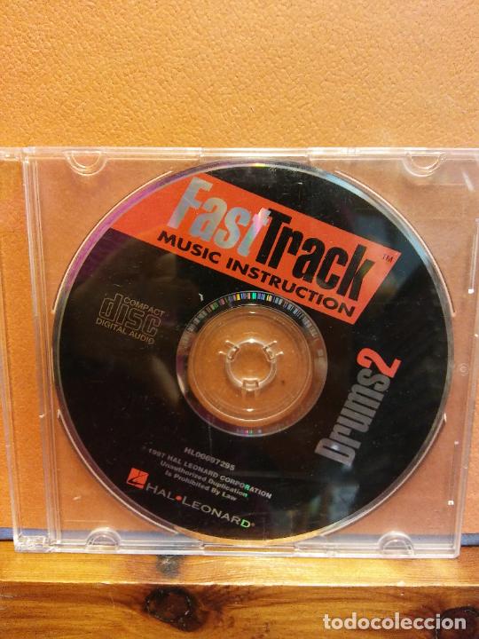 CDs de m&uacute;sica: CD. FAST TRACK. MUSIC INSTRUCTION. DRUMS 2 - Foto 1