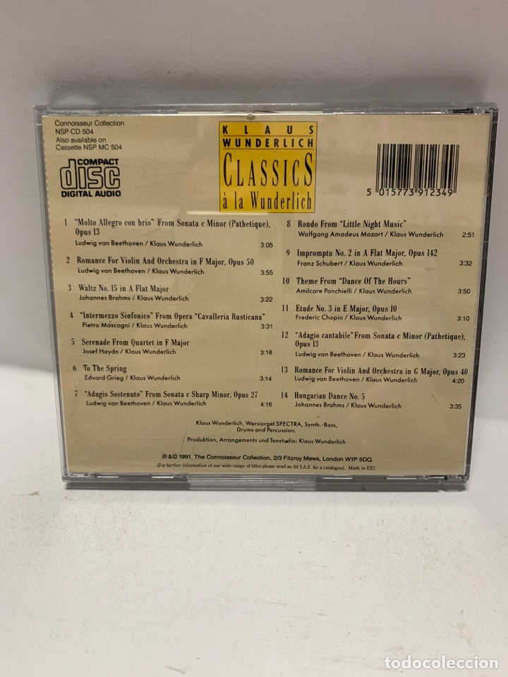 CDs de m&uacute;sica: SCD119 klaus wunderlich classics a la wunderlich CD SEGUNDA MANO - Foto 2