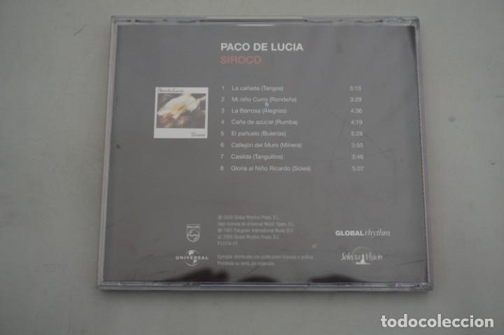CDs de m&uacute;sica: CD - PACO DE LUCIA - SIROCO - Foto 3