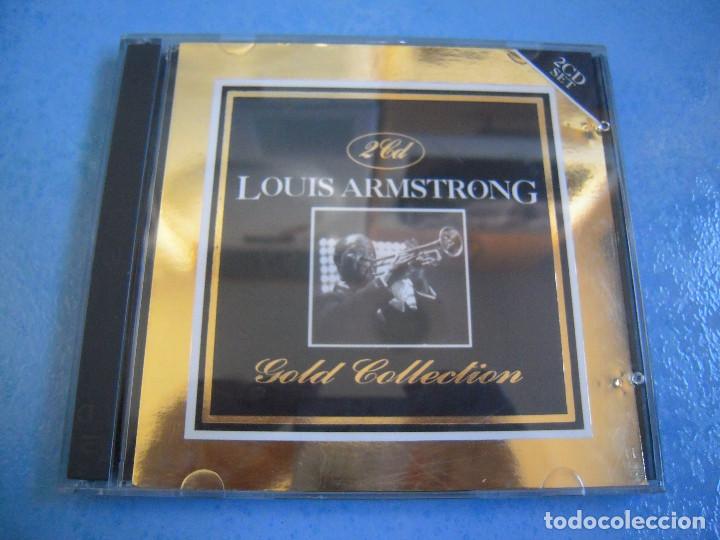 CDs de m&uacute;sica: 2 CD Louis Armstrong Gold Collection - Foto 1