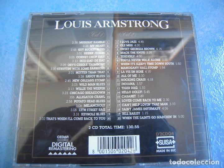 CDs de m&uacute;sica: 2 CD Louis Armstrong Gold Collection - Foto 2