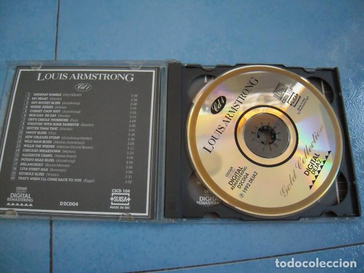 CDs de m&uacute;sica: 2 CD Louis Armstrong Gold Collection - Foto 7
