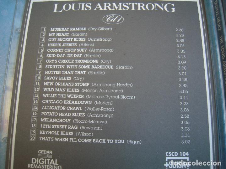 CDs de m&uacute;sica: 2 CD Louis Armstrong Gold Collection - Foto 8