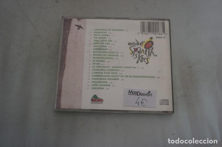 CDs de m&uacute;sica: CD - UNDER O SPANISH SKIES - Foto 3