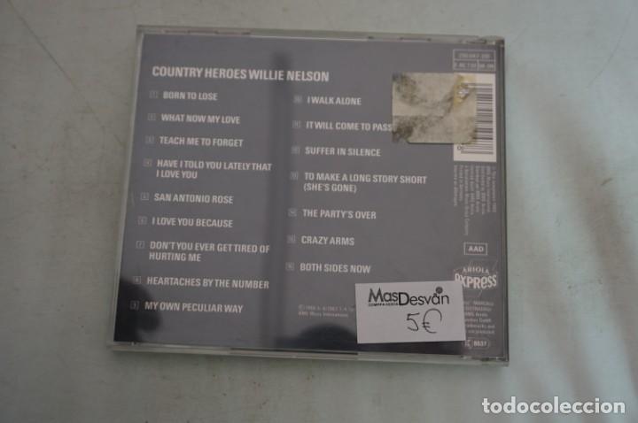 CDs de m&uacute;sica: CD - WILLIE NELSON - COUNTRY HEROES - Foto 3