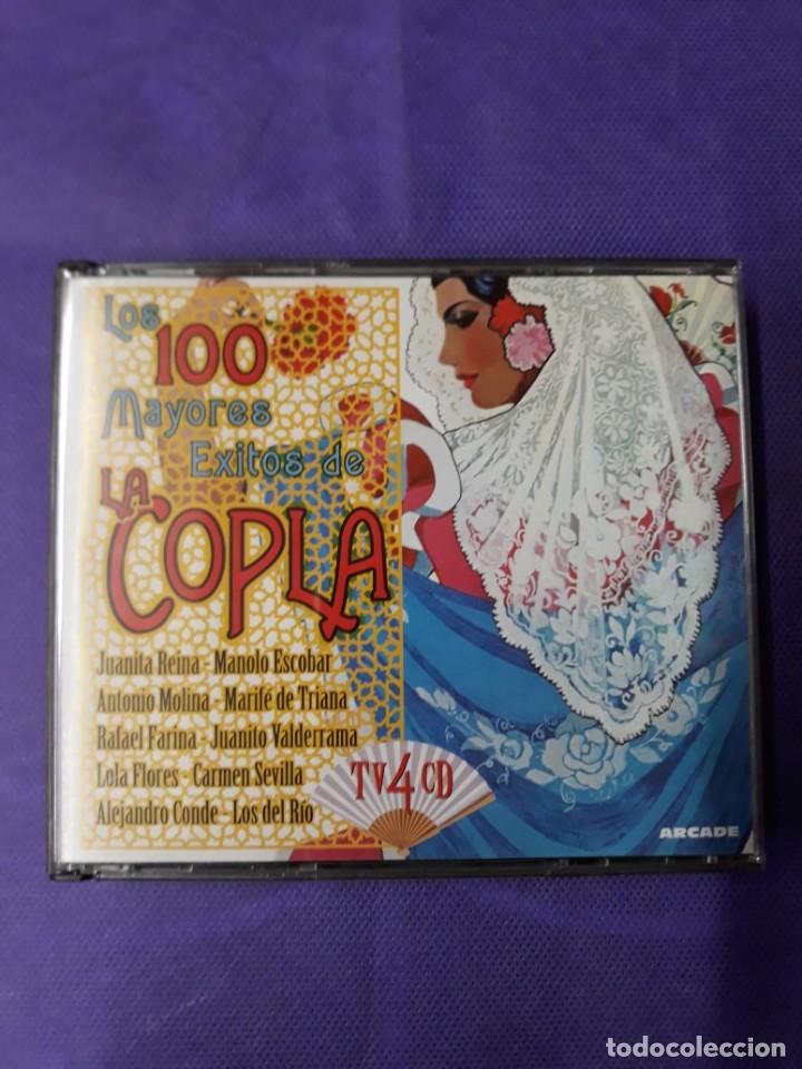CDs de m&uacute;sica: LOS 100 MAYORES &Eacute;XITOS DE LA COPLA.4 CD s - Foto 1