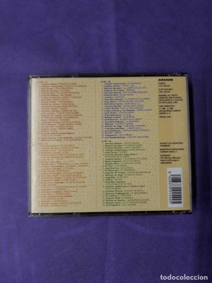 CDs de m&uacute;sica: LOS 100 MAYORES &Eacute;XITOS DE LA COPLA.4 CD s - Foto 4