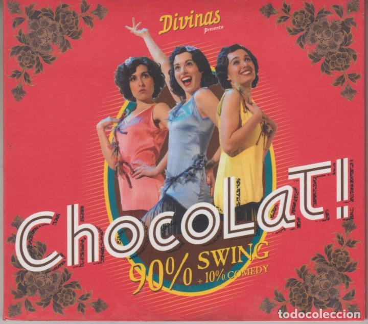 CDs de m&uacute;sica: Divinas presenta Chocolat cd 90% Swing 10% comedy 2009 - Foto 1