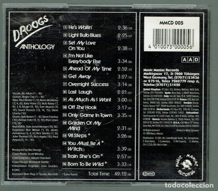 CDs de m&uacute;sica: CD DROOGS ANTHOLOGY (16 TEMAS) - Foto 2