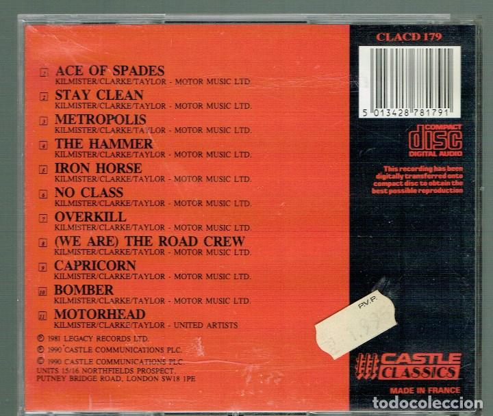 CDs de m&uacute;sica: CD MOTORHEAD NO SLEEP&acute;TIL HAMMERSMITH (11 TEMAS) - Foto 2