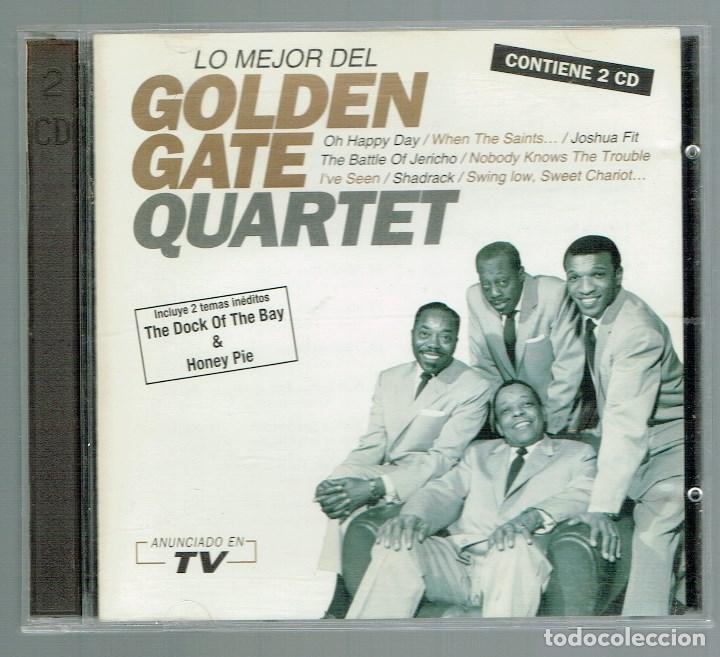 CDs de m&uacute;sica: CD GOLDEN GATE QUARTET 2 CD (40 TEMAS) - Foto 1