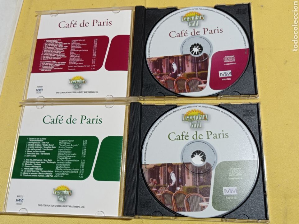 CDs de m&uacute;sica: CDS CAFE DE PARIS - Foto 2