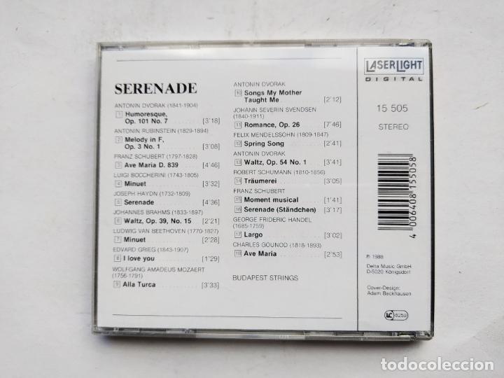 CDs de m&uacute;sica: COLLECTION 13 SERENADE. DDD DIGITAL RECORDING. BUDAPEST STRINGS. CD. TDKCD35 - Foto 3