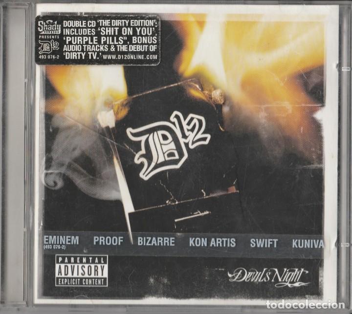 CDs de m&uacute;sica: CD D12 - DEVILS NIGHT- EDICION LIMITADA DOBLE CD - HIP HOP - Foto 1