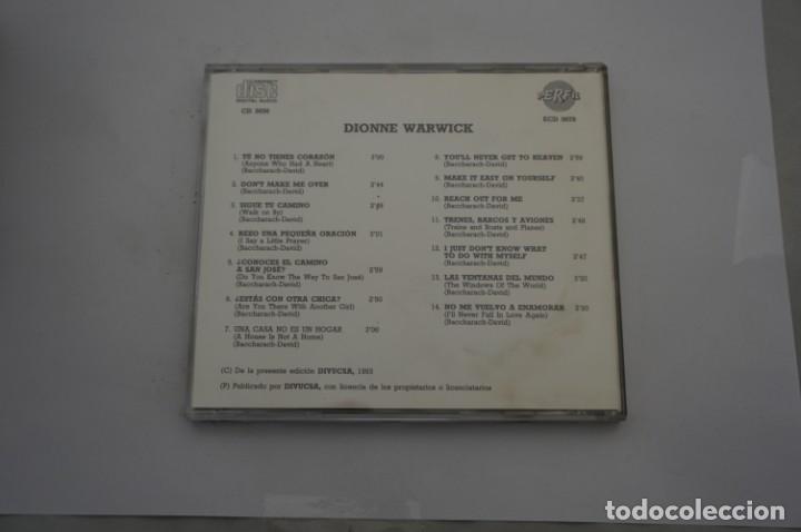 CDs de m&uacute;sica: COMO NUEVO - CD - DIONNE WARWICK - Foto 3