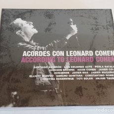 CDs de Música: ACORDES CON LEONARD COHEN / VARIOS ARTISTAS / 2 CDS+DVD / CONCIERTO ÍNTEGRO / PRECINTADO / OCASIÓN.. Lote 318065753