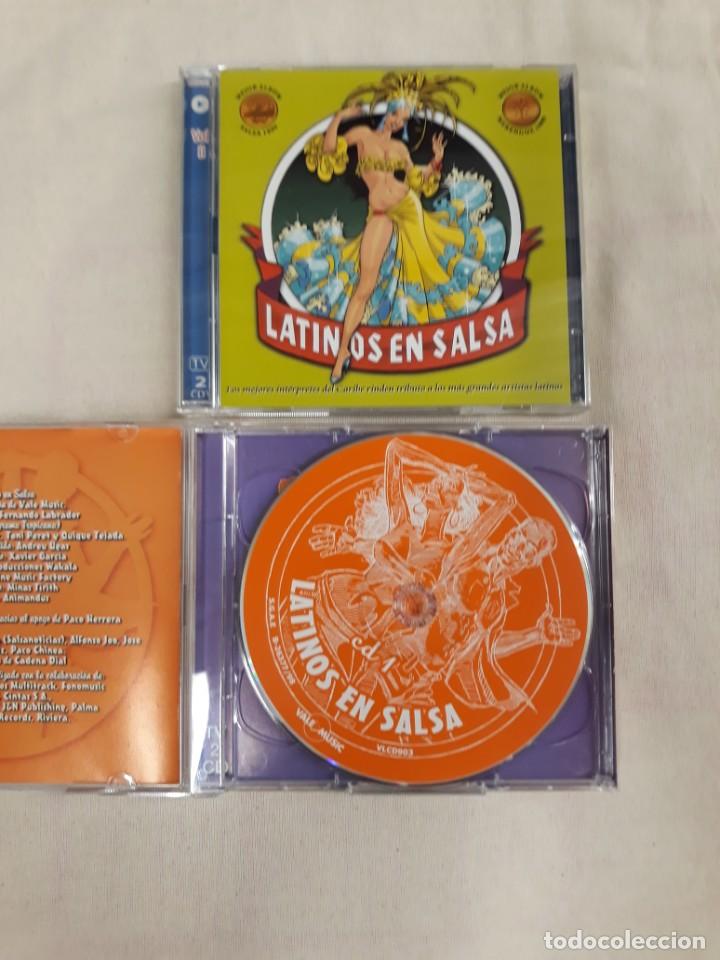 CDs de m&uacute;sica: GRANDES &Eacute;XITOS LATINOS EN SALSA.2 CD. - Foto 2