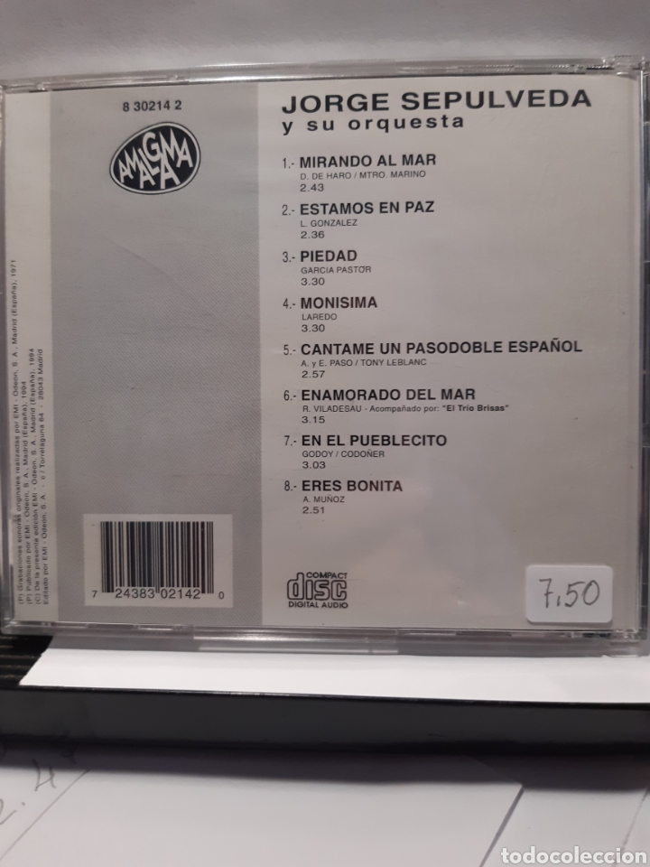 CDs de m&uacute;sica: Jorge Sep&uacute;lveda y su Orquesta - Foto 2