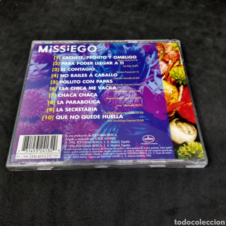 CDs de m&uacute;sica: MISSIEGO - PECHITO CON PECHITO - CD - 1996 - Foto 2