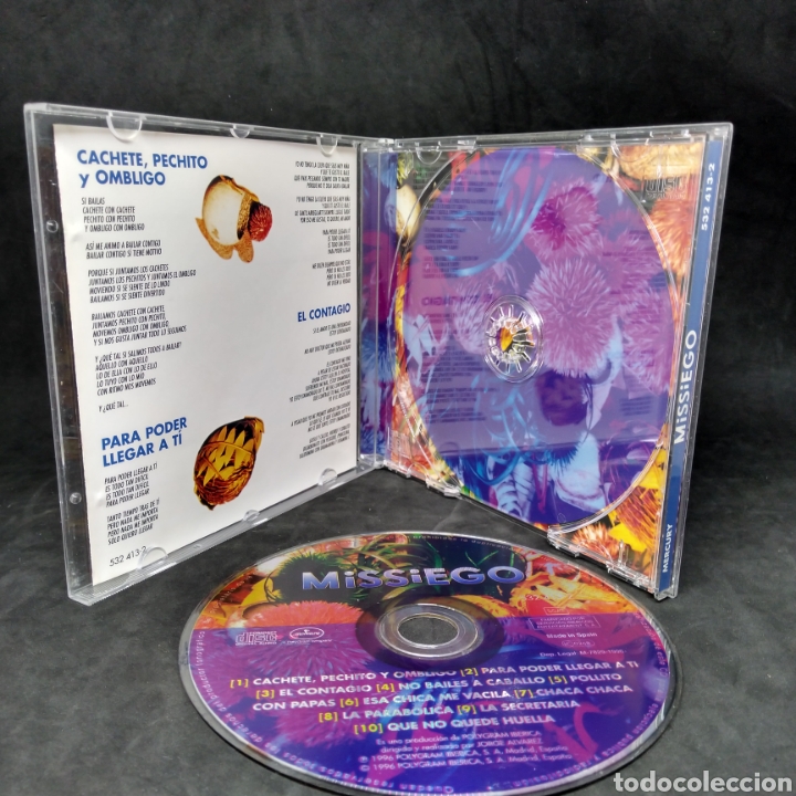 CDs de m&uacute;sica: MISSIEGO - PECHITO CON PECHITO - CD - 1996 - Foto 3