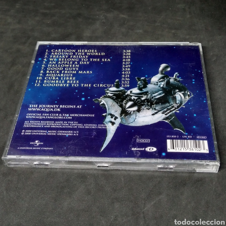CDs de m&uacute;sica: AQUA - AQUARIUS - CD - 2000 - DISCO VERIFICADO - Foto 2