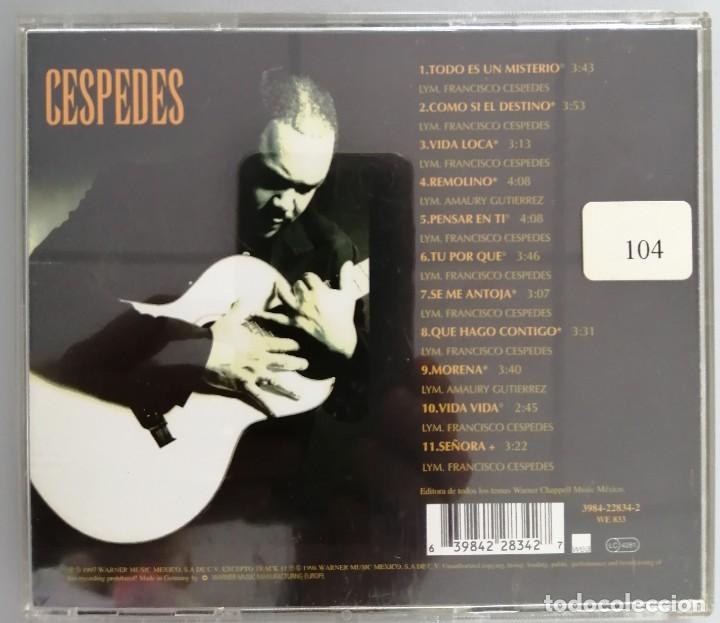 CDs de m&uacute;sica: FRANCISCO CESPEDES, VIDA LOCA - Foto 2
