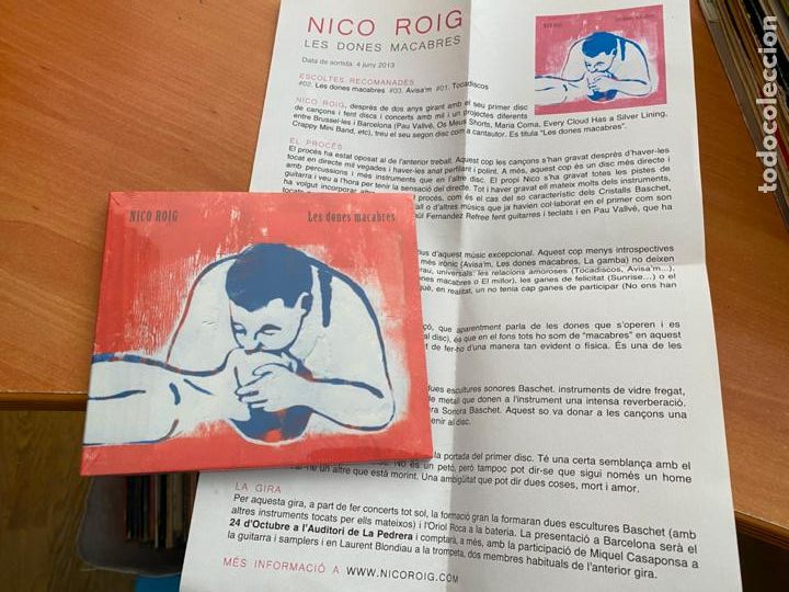 Musik-CDs: NICO ROIG (LES DONES MACABRES) CD 10 CANCIONES PRECINTADO HOJA PROMOCIONAL (CDIB15)