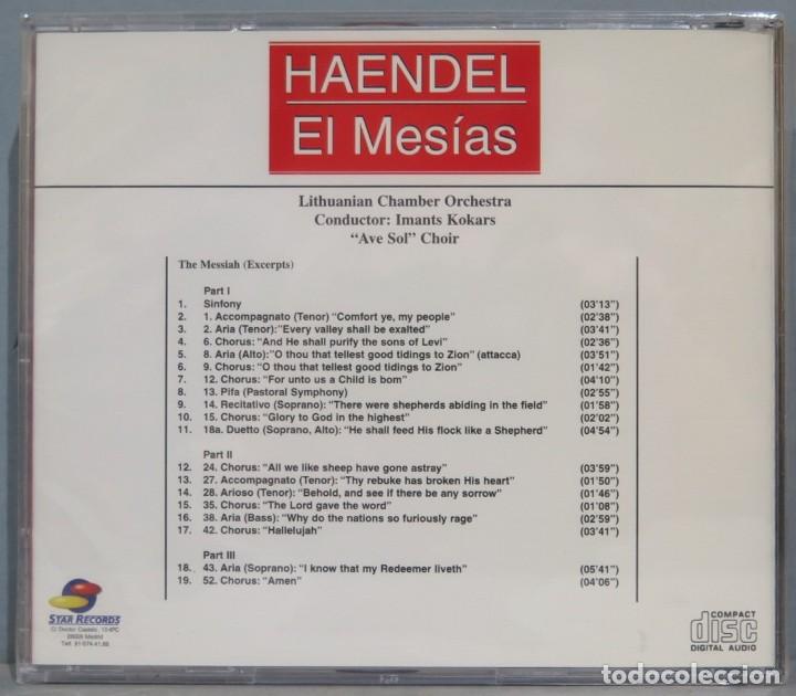 CDs de m&uacute;sica: CD. EL MESIAS. HAENDEL. PRECINTADO - Foto 2