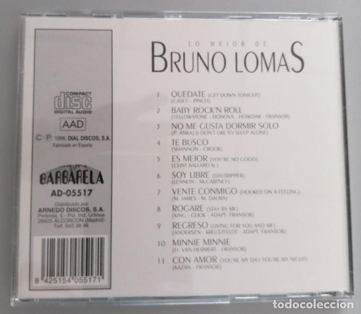 CDs de m&uacute;sica: BRUNO LOMAS - Lo mejor de Bruno Lomas - Foto 2