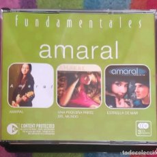 CDs de Música: AMARAL (FUNDAMENTALES - AMARAL - UNA PEQUEÑA PARTE DEL MUNDO - ESTRELLA DE MAR) 3 CD'S 2006