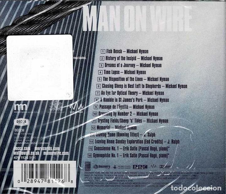 CDs de m&uacute;sica: Michael Nyman - Man On Wire (BSO). CD (precintado) - Foto 2