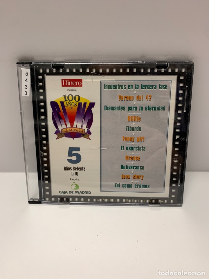 CD di Musica: SCD56 100 a&ntilde;os de cine vol 5 CD SEGUNDA MANO