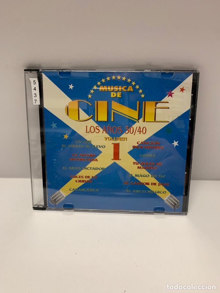 CDs de Musique: SCD56 m&uacute;sica de cine los a&ntilde;os 30/40 vol 1 CD SEGUNDA MANO
