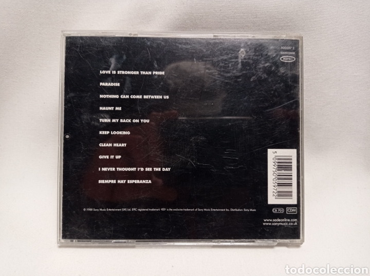 CDs de m&uacute;sica: CD Sade stronger than pride - Foto 2