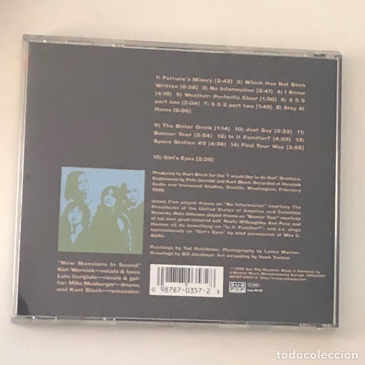 CDs de m&uacute;sica: FASTBACKS - New Mansions In Sound - Foto 2