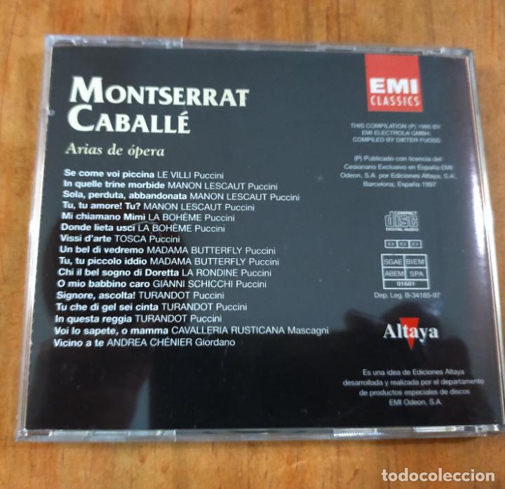 CDs de m&uacute;sica: MONTSERRAT CABALLE - ARIAS DE OPERA - CD - Foto 2