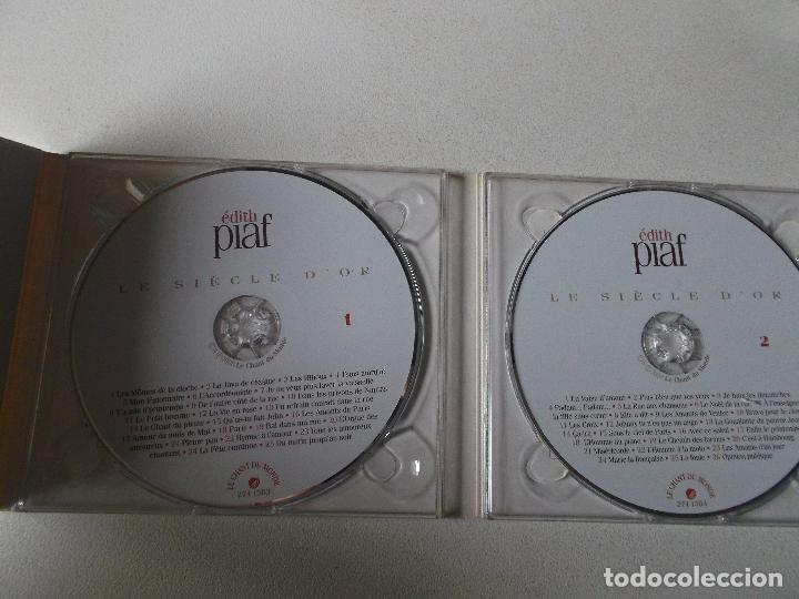 CDs de m&uacute;sica: Edith Piaf &lrm;&ndash; Le Si&egrave;cle Dor, 2 cds 2011, copilation - Foto 2