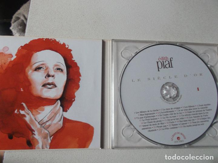 CDs de m&uacute;sica: Edith Piaf &lrm;&ndash; Le Si&egrave;cle Dor, 2 cds 2011, copilation - Foto 3